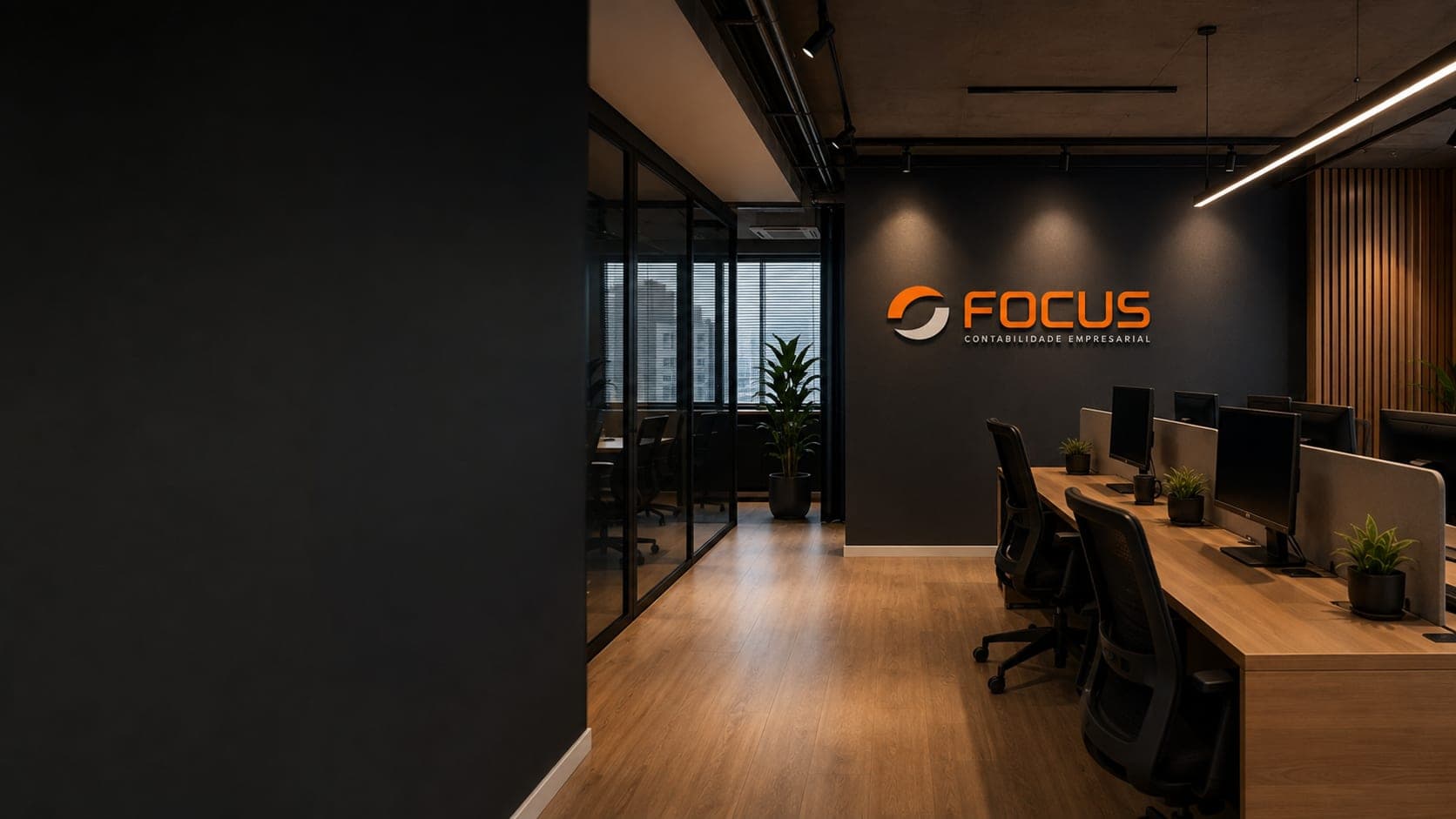 Ambiente de trabalho da Focus Contabilidade Empresarial